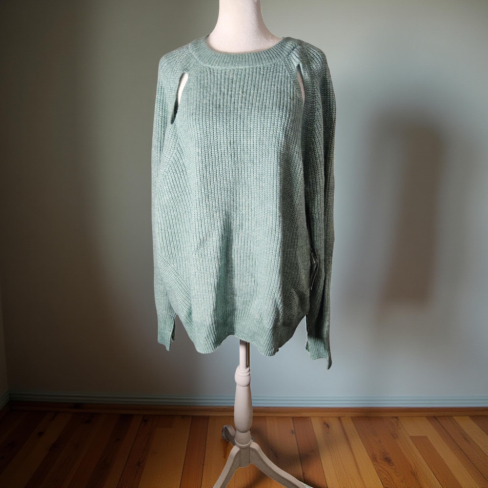 New Women's Green Pullover Size 2X Sweater